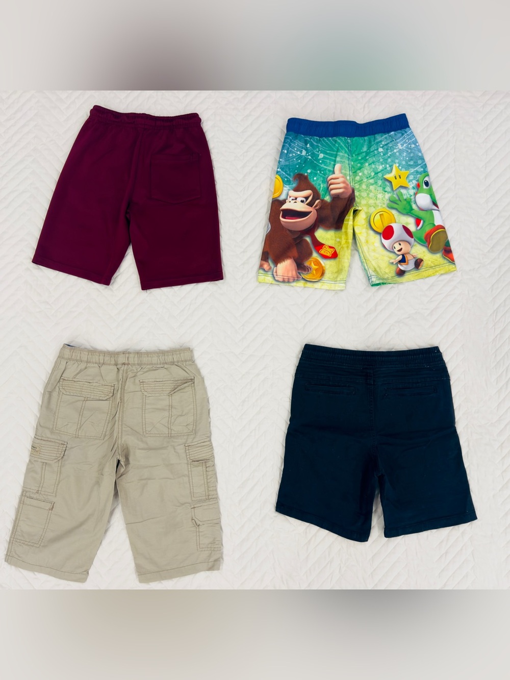 Kids Shorts in Bulk Pack Of 4 Used In Good Condition Size Small/ 7/8 And Size 12 - Picture 2 of 16